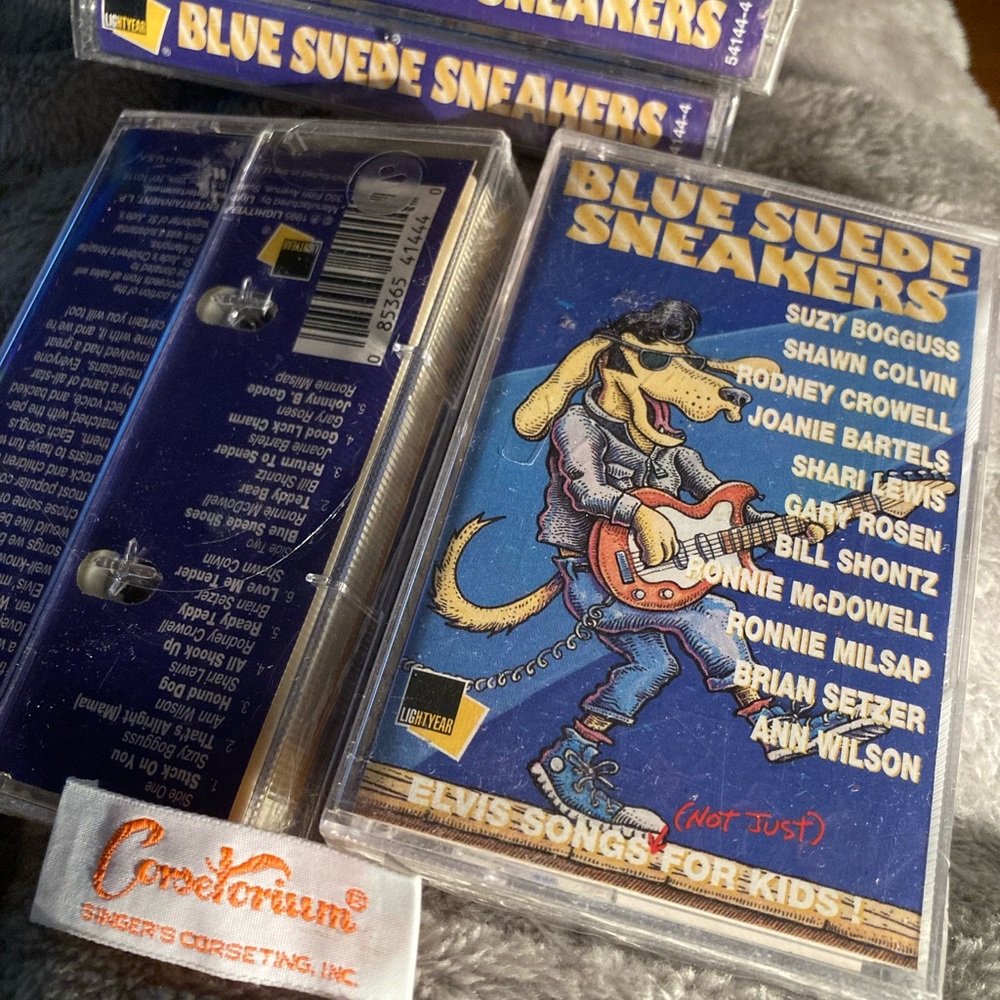 Blue Suede Sneakers Cassette Tape